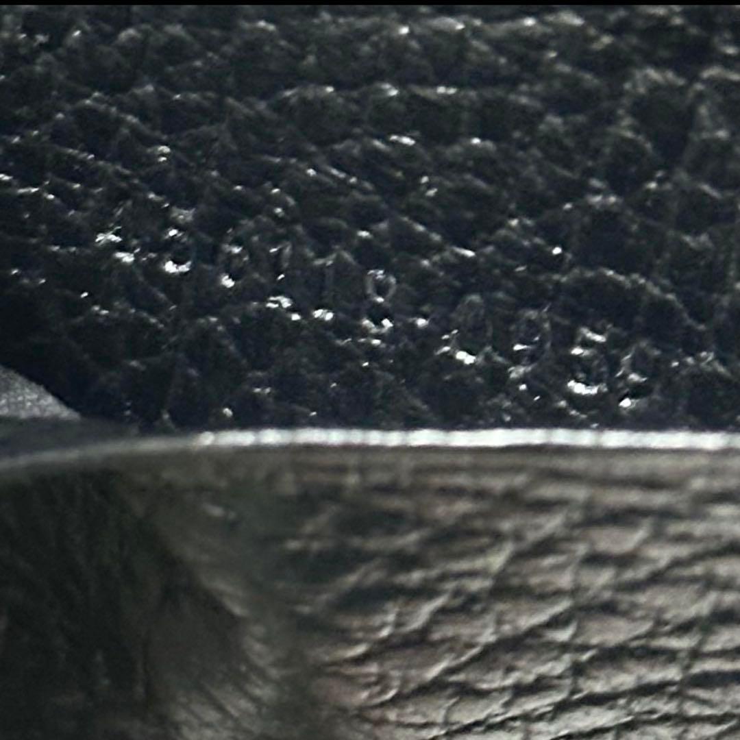 【美品】GUCCI グッチ　キーケース　6連　マーモント　GG ブラック