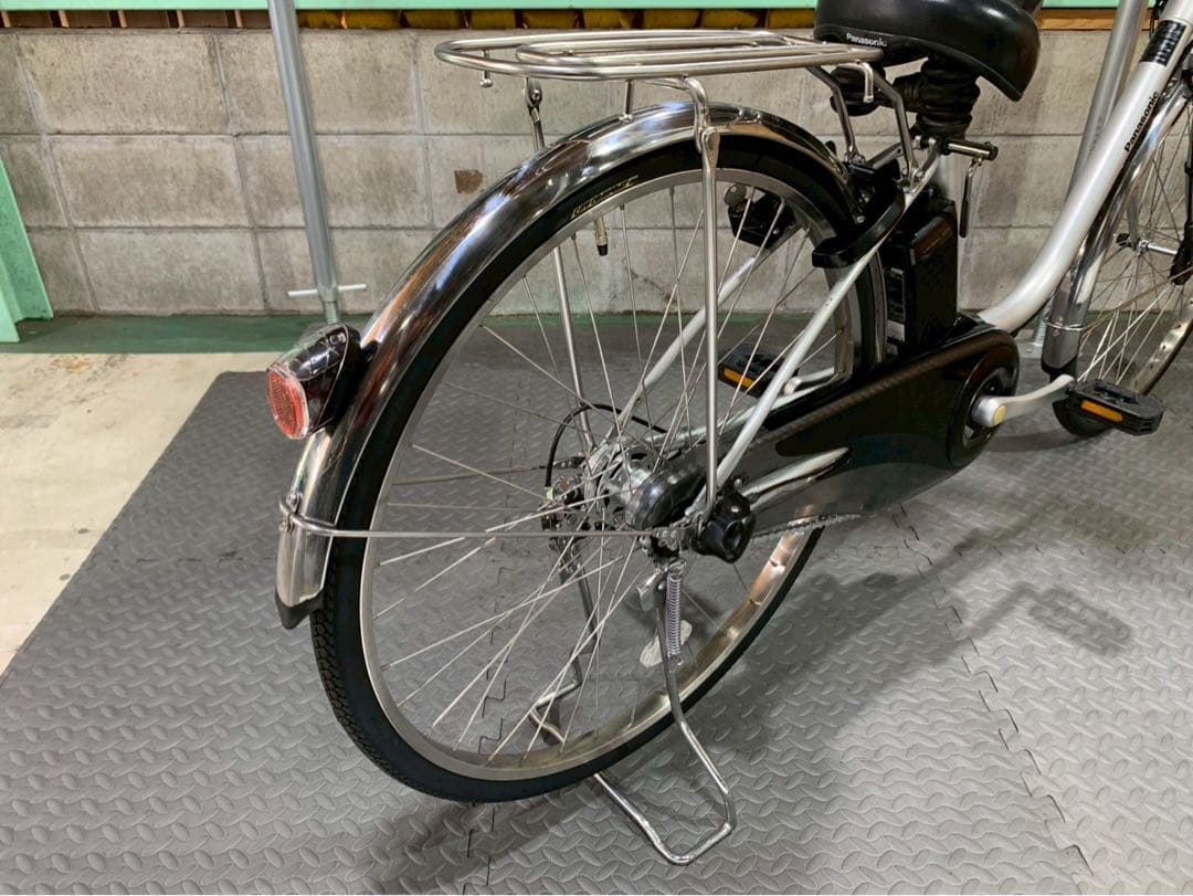 電動自転車　パナソニック　ビビDX 26インチ シルバー　№6114