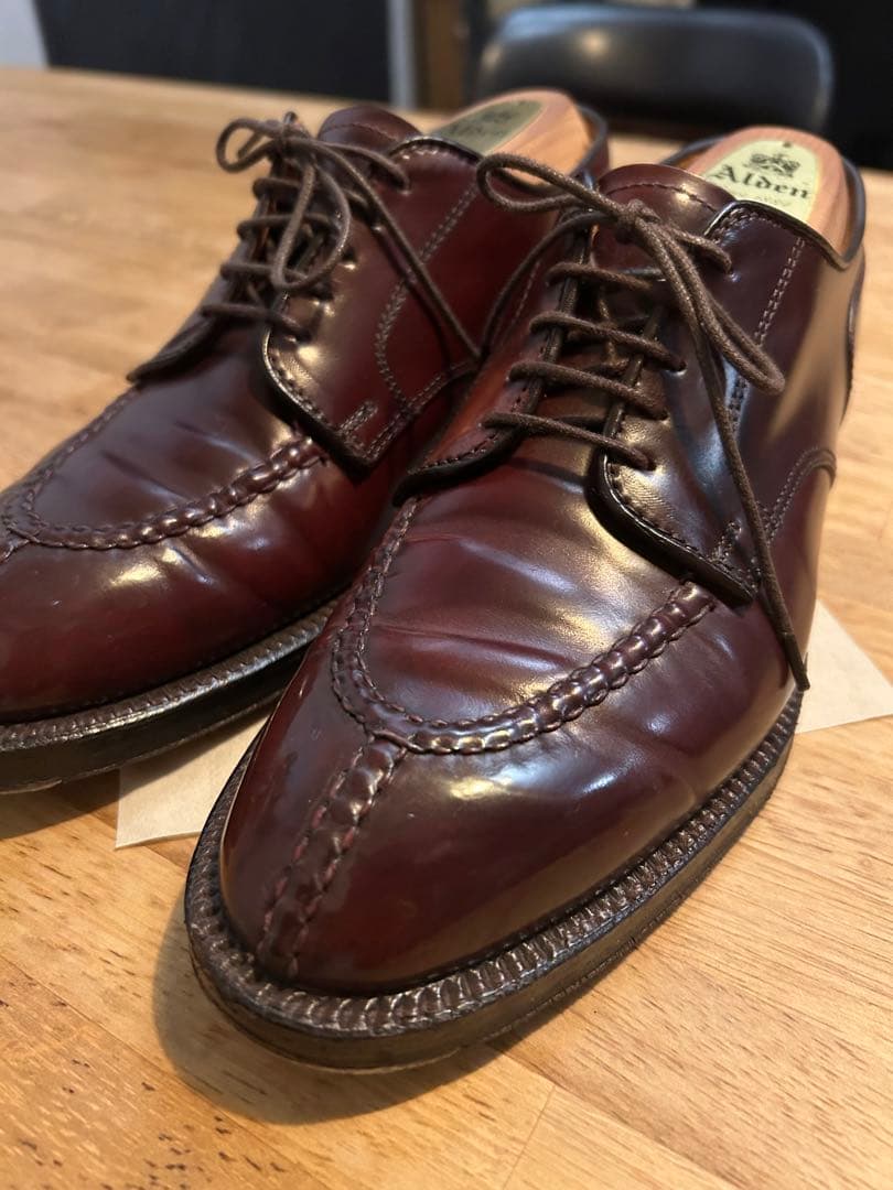 Alden オールデン 2210 バーガンディー コードバン Uチップ