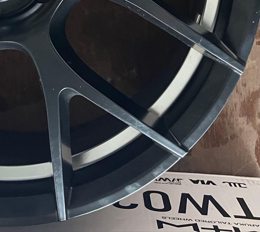 テスラホイールMID TW027 マットブラック 4本セット