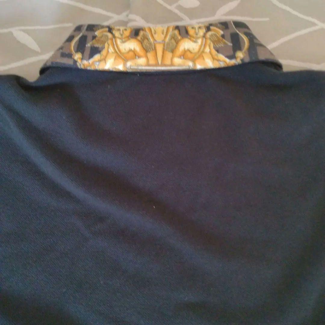 FENDACE ブラック ポロシャツ ズッカ柄 XS