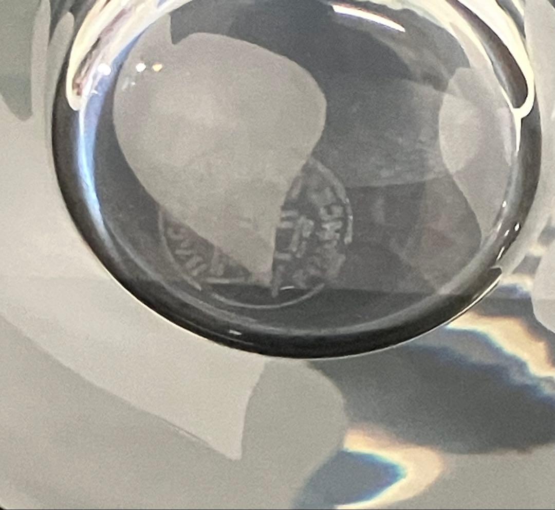 新品未使用　バカラ Baccarat 一輪挿し　ハート柄