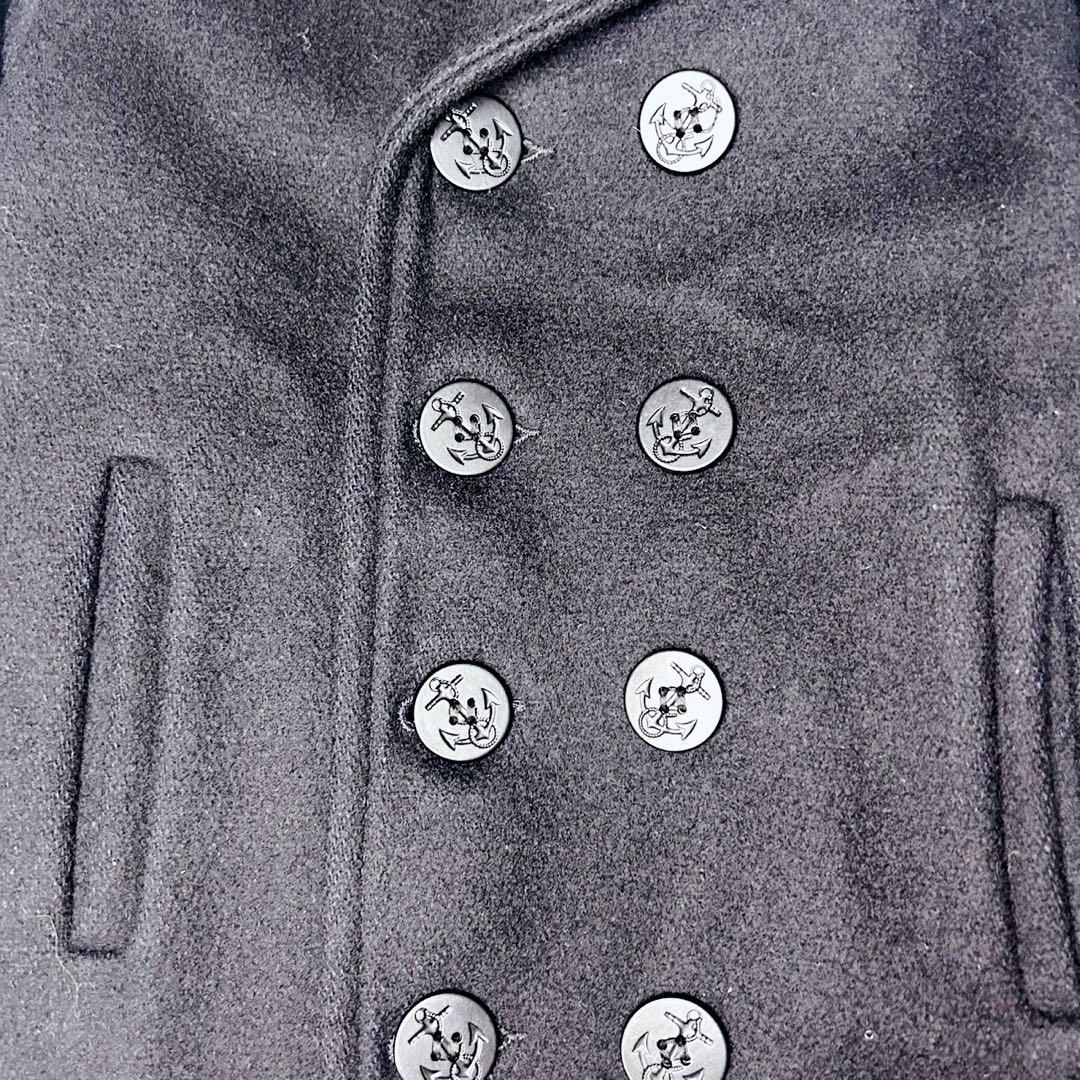 SCHOTT 740B ピーコート サイズ16 ブラック 32オンス