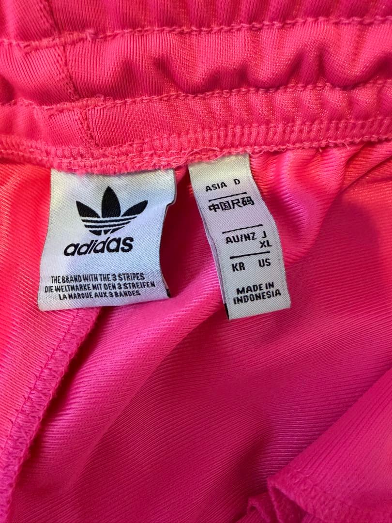 adidas ピンク トラックパンツ XL