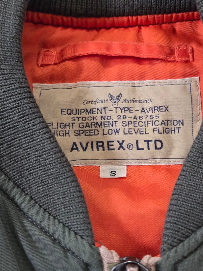 AVIREX×Disney MA-1 ミッキーマウス フライトジャケット