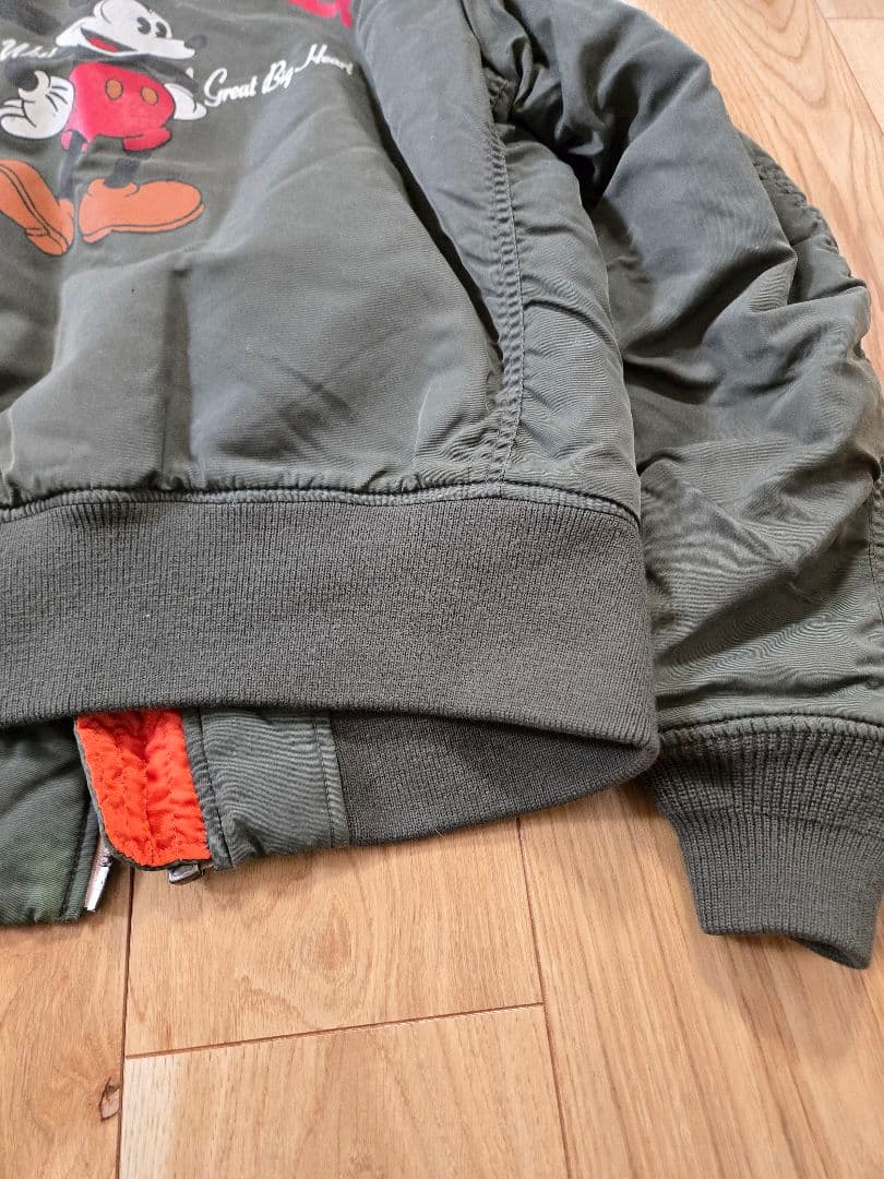 AVIREX×Disney MA-1 ミッキーマウス フライトジャケット