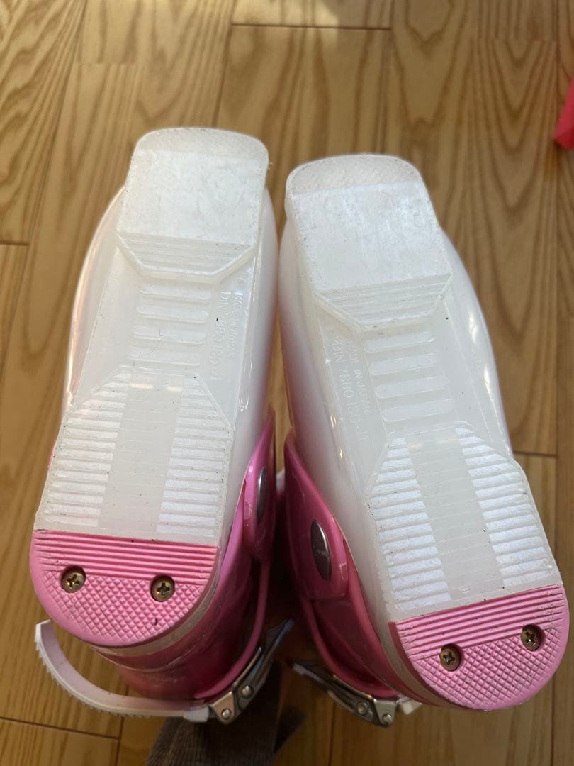 KAZAMA スキー板　95cm ストック、ブーツセット