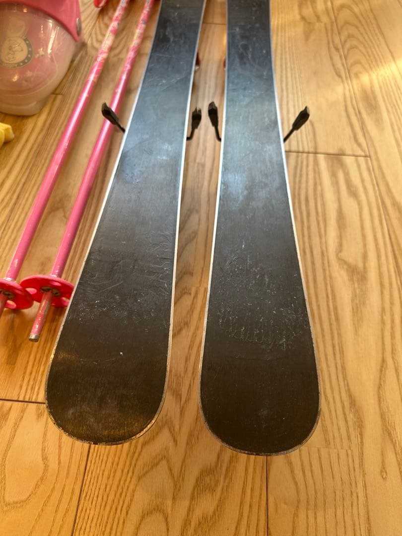 KAZAMA スキー板　95cm ストック、ブーツセット