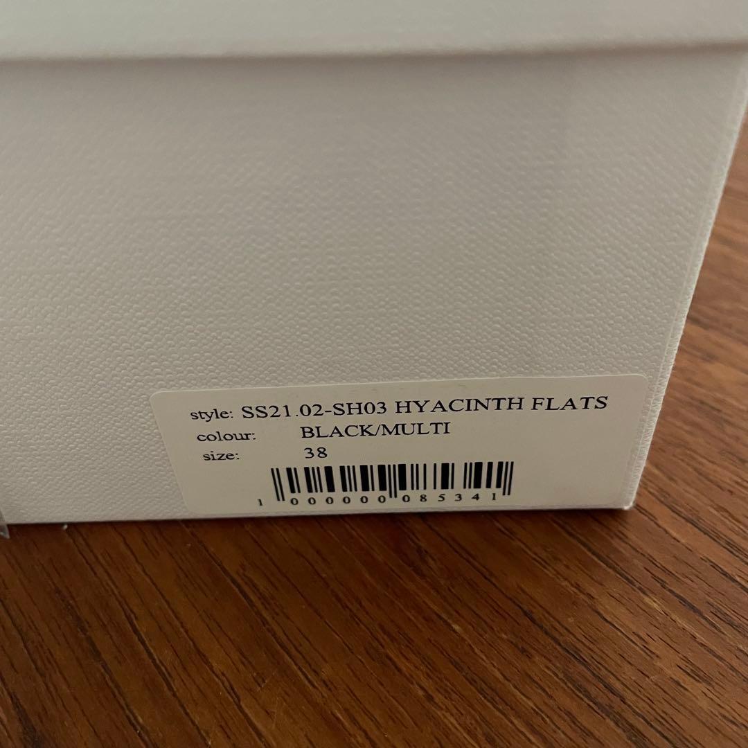 も*こ様 新品CECILIE BAHNSEN HEREU 刺繍フラットシューズ