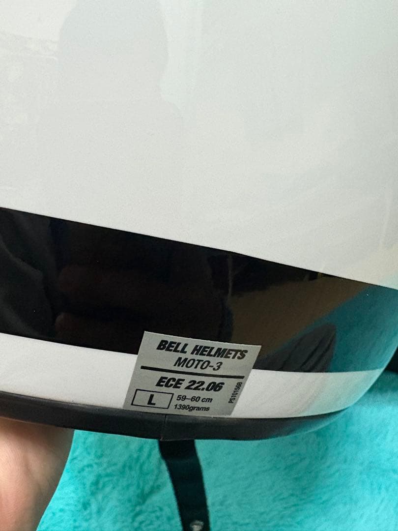 BELL MOTO3 復刻版　フルフェイスヘルメット ホワイト　Lサイズ