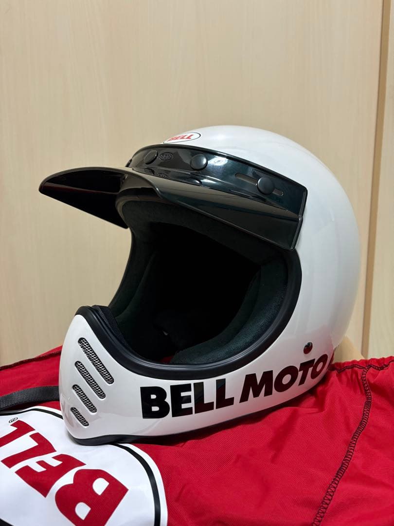 BELL MOTO3 復刻版　フルフェイスヘルメット ホワイト　Lサイズ