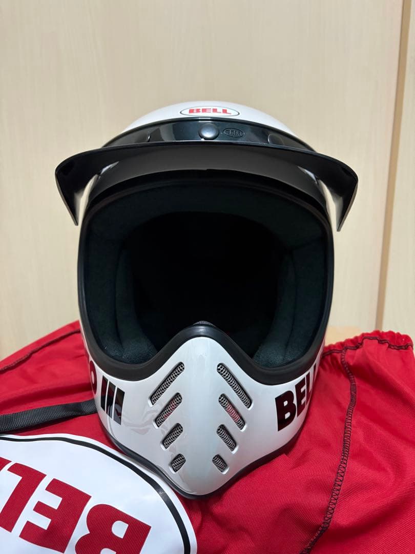 BELL MOTO3 復刻版　フルフェイスヘルメット ホワイト　Lサイズ