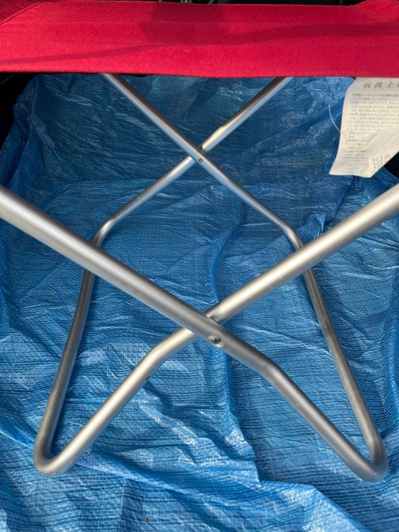  peak スノーピーク　FDフォールディングチェアワイド赤　4脚セット