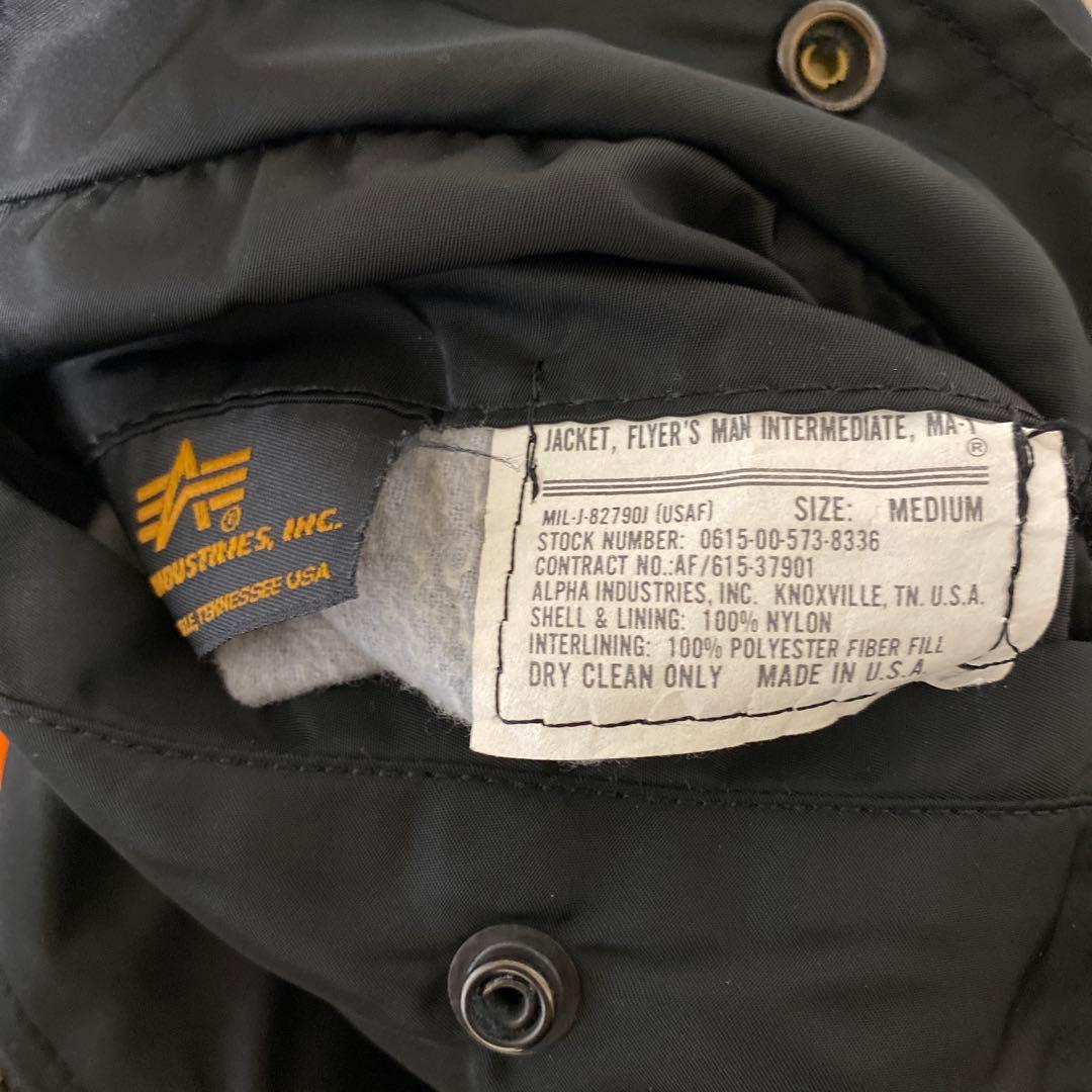 alpha industries ma1 アメリカ製