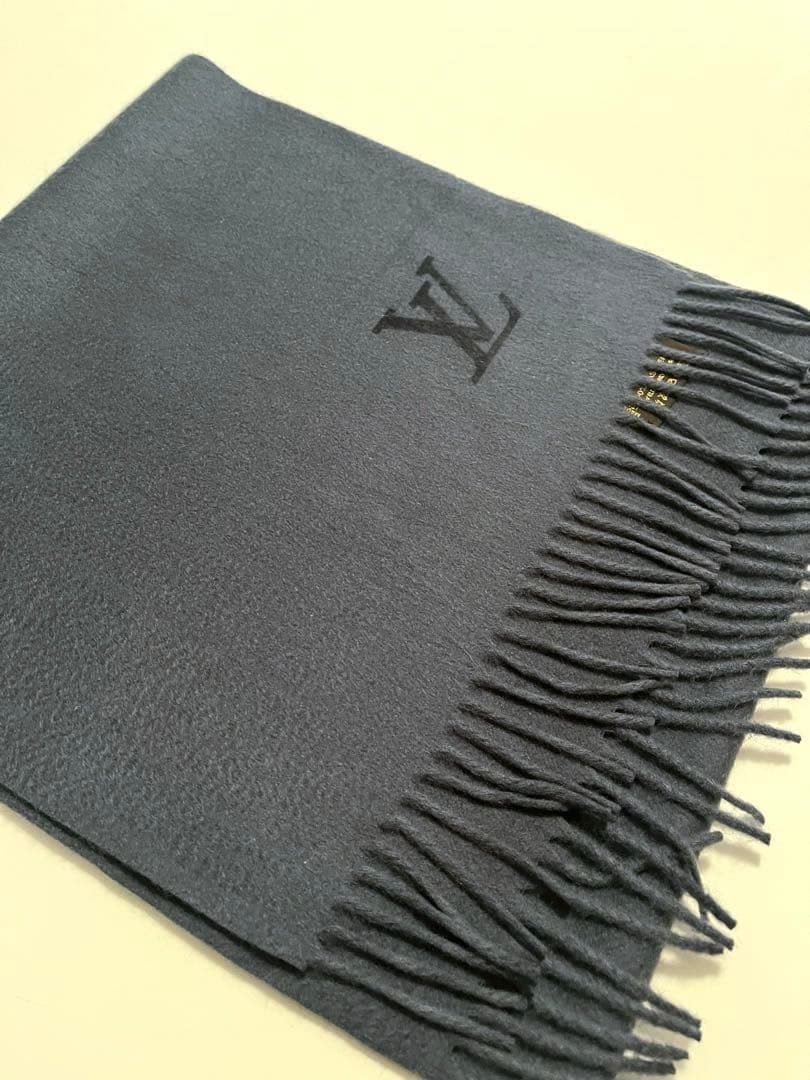 ルィ•ヴィトン LOUIS VUITTON マフラー カシミア100%