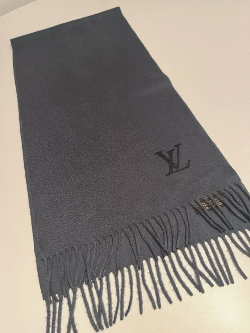 ルィ•ヴィトン LOUIS VUITTON マフラー カシミア100%