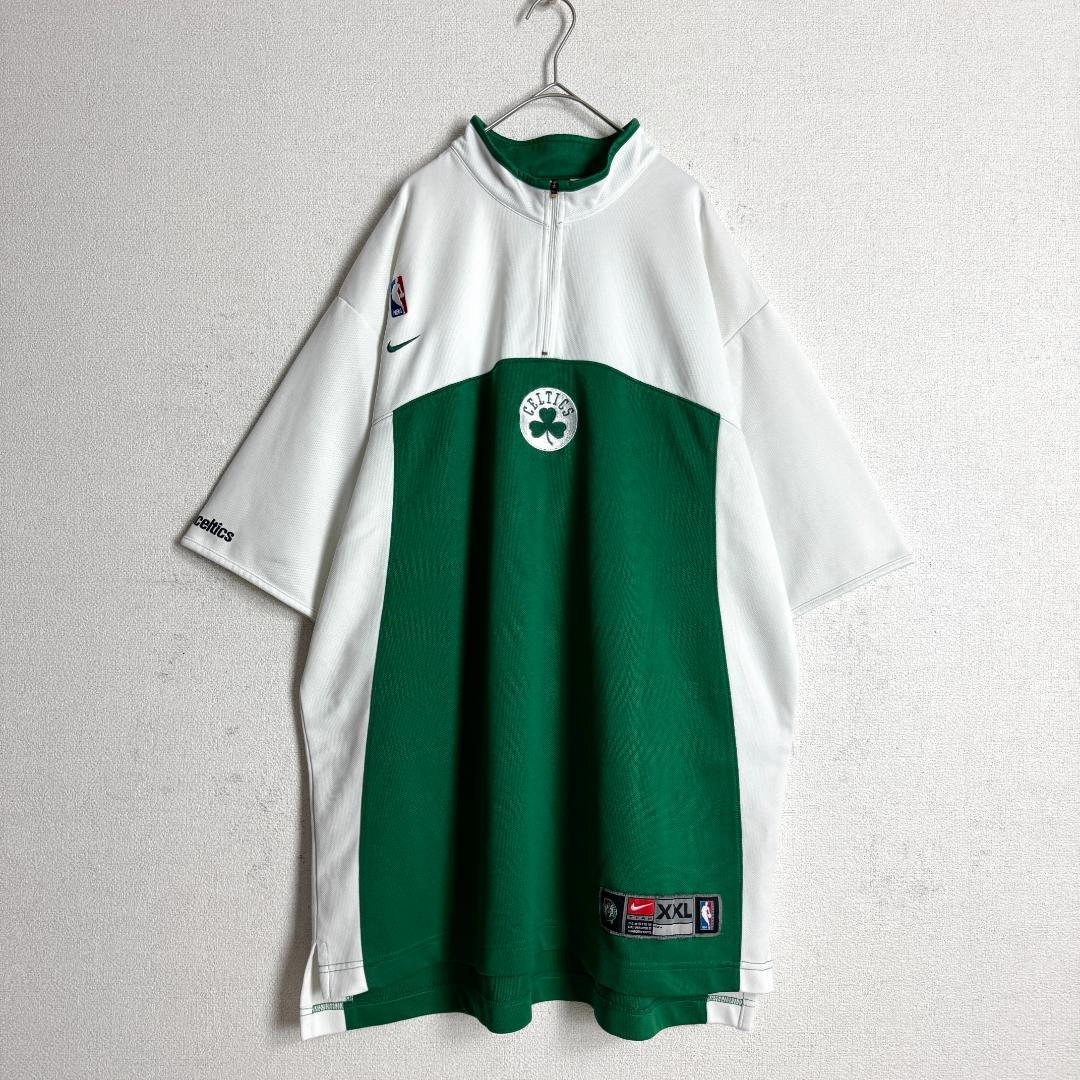 【海外限定モデル☆セルティックス】ナイキ NBA刺繍 ウォームアップ Tシャツ
