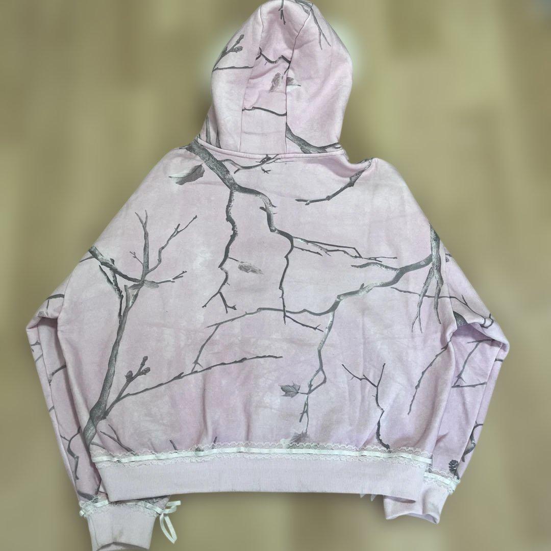 named collective ジップパーカー　ピンク　ファー　迷彩