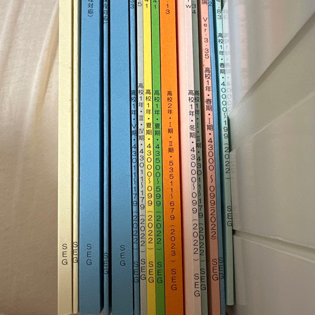 SEG 教科書　問題集　高一高二化学•数学　15冊セット