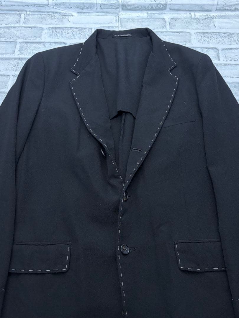 00s Y's formen ワイズフォーメン　ホワイトステッチ　テーラード