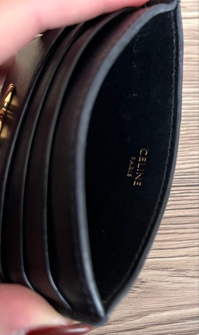 【セリーヌ早い者勝ち‼️】CELINE セリーヌ財布 &カードケースブラック2点