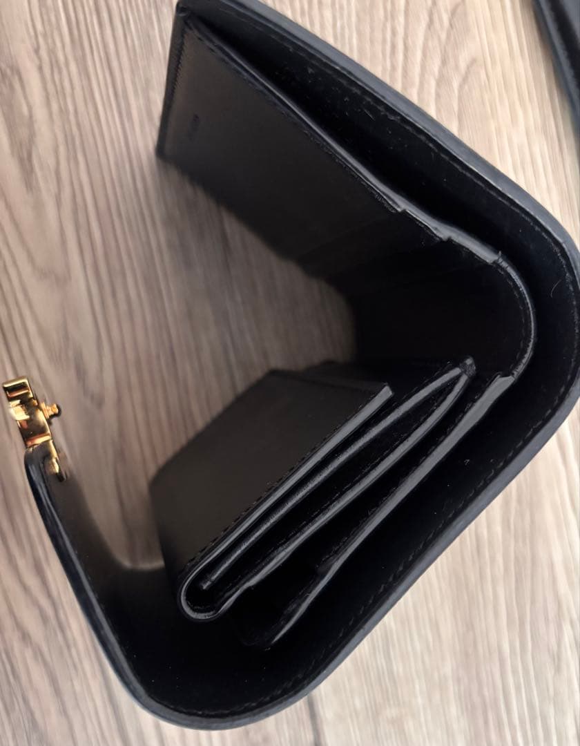 【セリーヌ早い者勝ち‼️】CELINE セリーヌ財布 &カードケースブラック2点