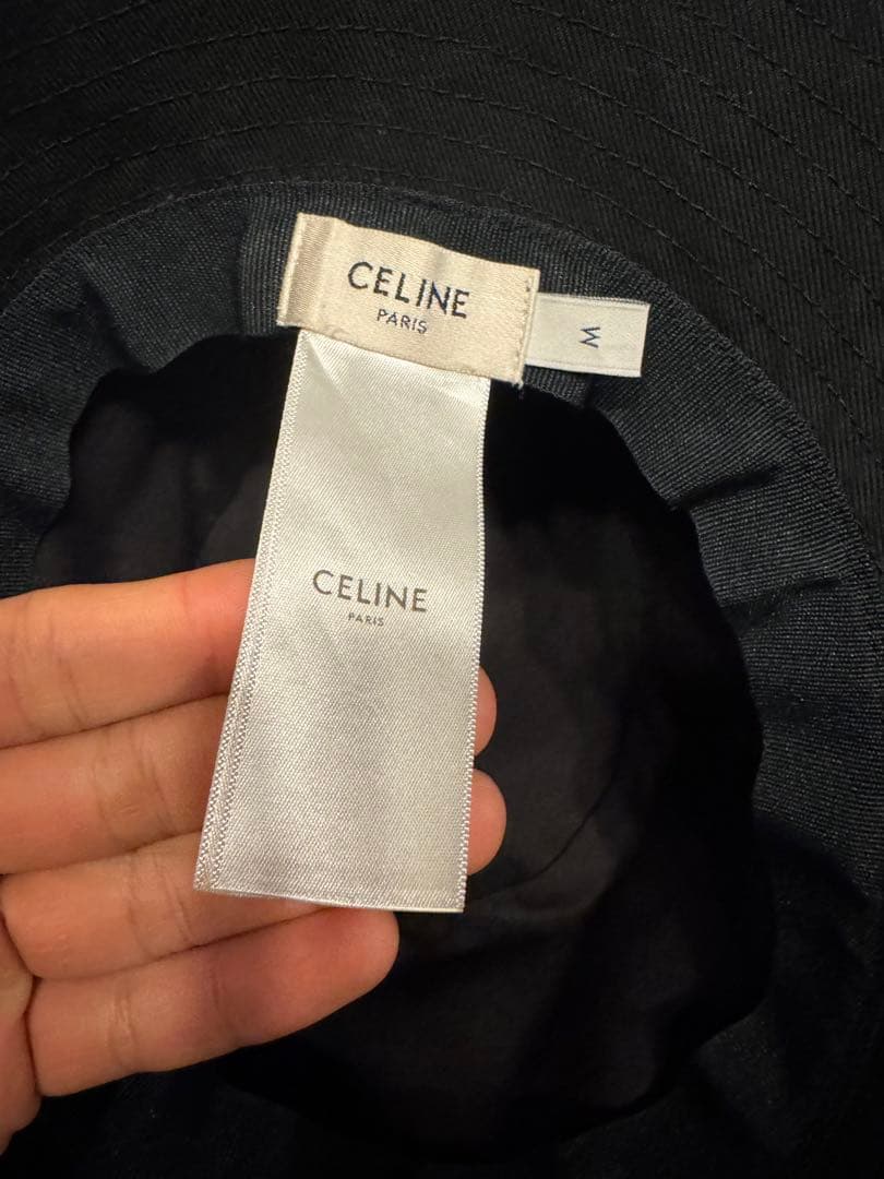 CELINE ブラック バケットハット M