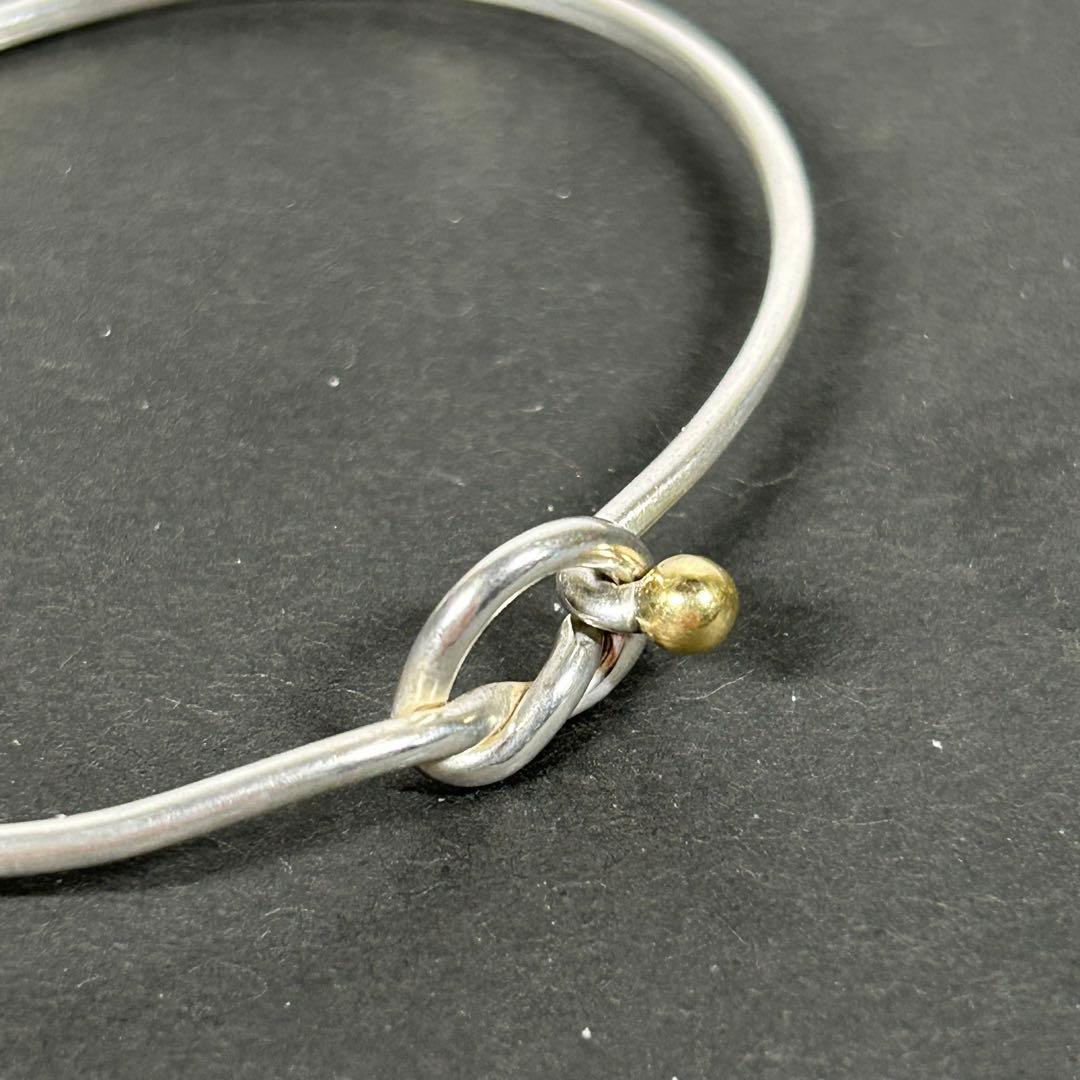 ティファニー バングル ラブノット 925×750 ゴールド ブレスレット 箱付