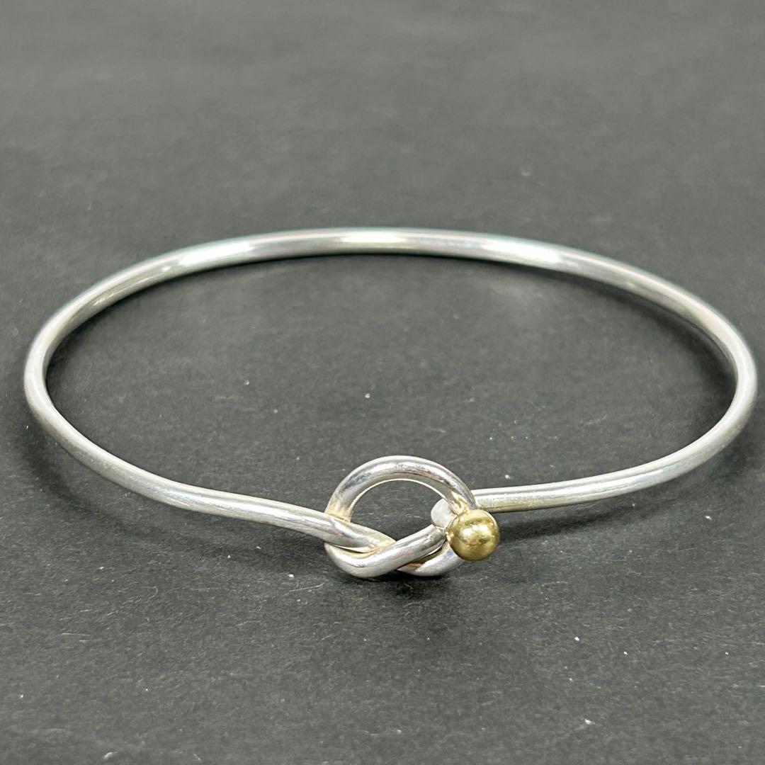 ティファニー バングル ラブノット 925×750 ゴールド ブレスレット 箱付