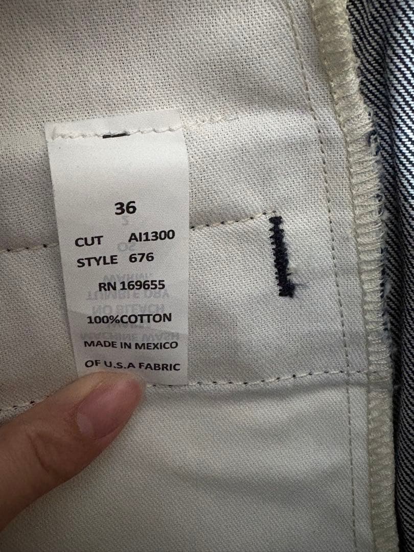 ベンデイビス ゴリラカット インディゴデニム w36