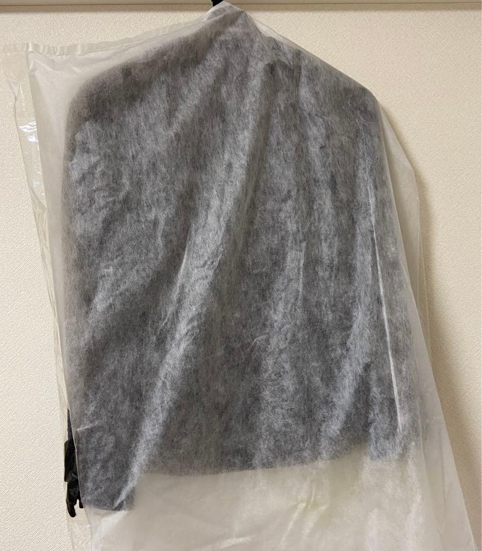 CHANEL 38ノーカラー ブラック ツイードジャケット