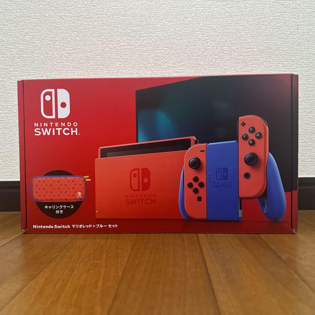 【未使用品】Nintendo Switch マリオレッド×ブルー セット
