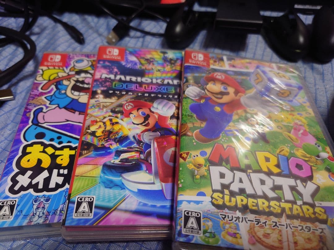 Nintendo Switch本体とゲームソフト3本セット