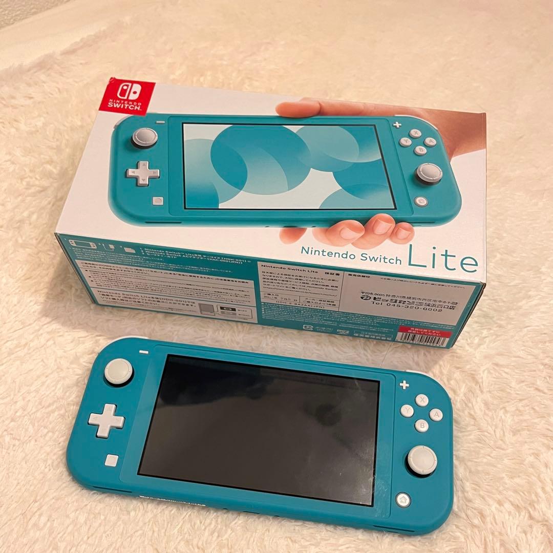 【今年4月に新品購入】Nintendo Switch Lite ターコイズ 本体