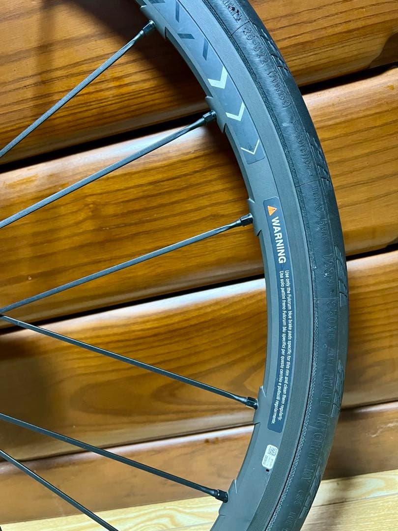 美品。FULCRUM RACING ZERO NITE C17 ホイールセット