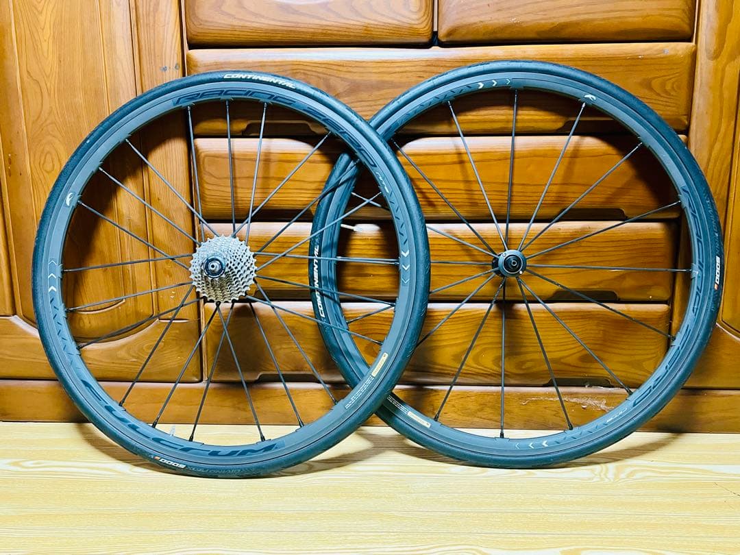 美品。FULCRUM RACING ZERO NITE C17 ホイールセット