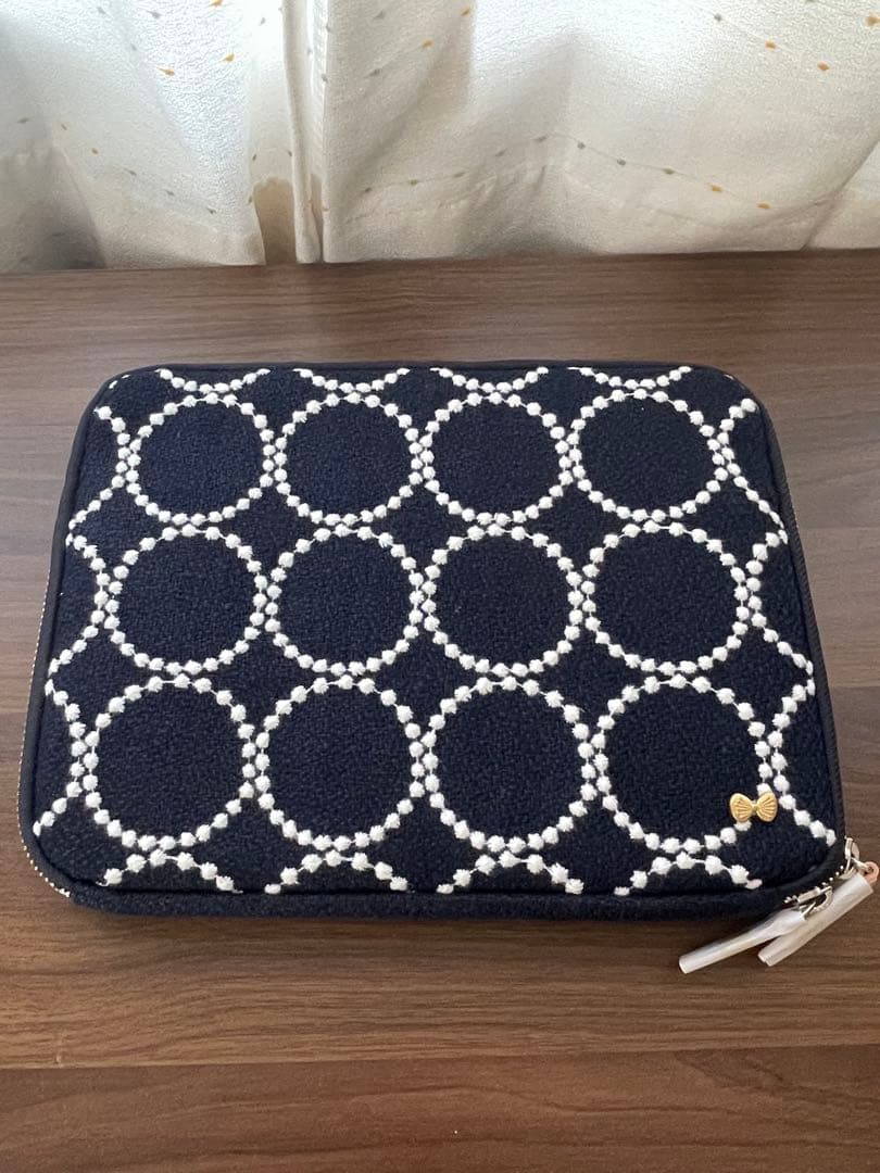 おおきいひきだしポーチ ミナ ペルホネン/tambourine（navy）