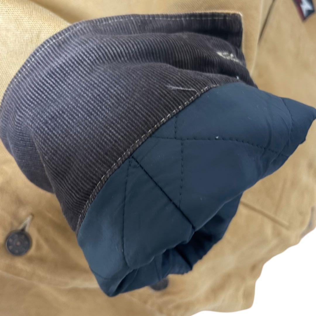 【US古着】アメリカ製　ダックジャケット　カバーオール　ブラウン　オーバーサイズ