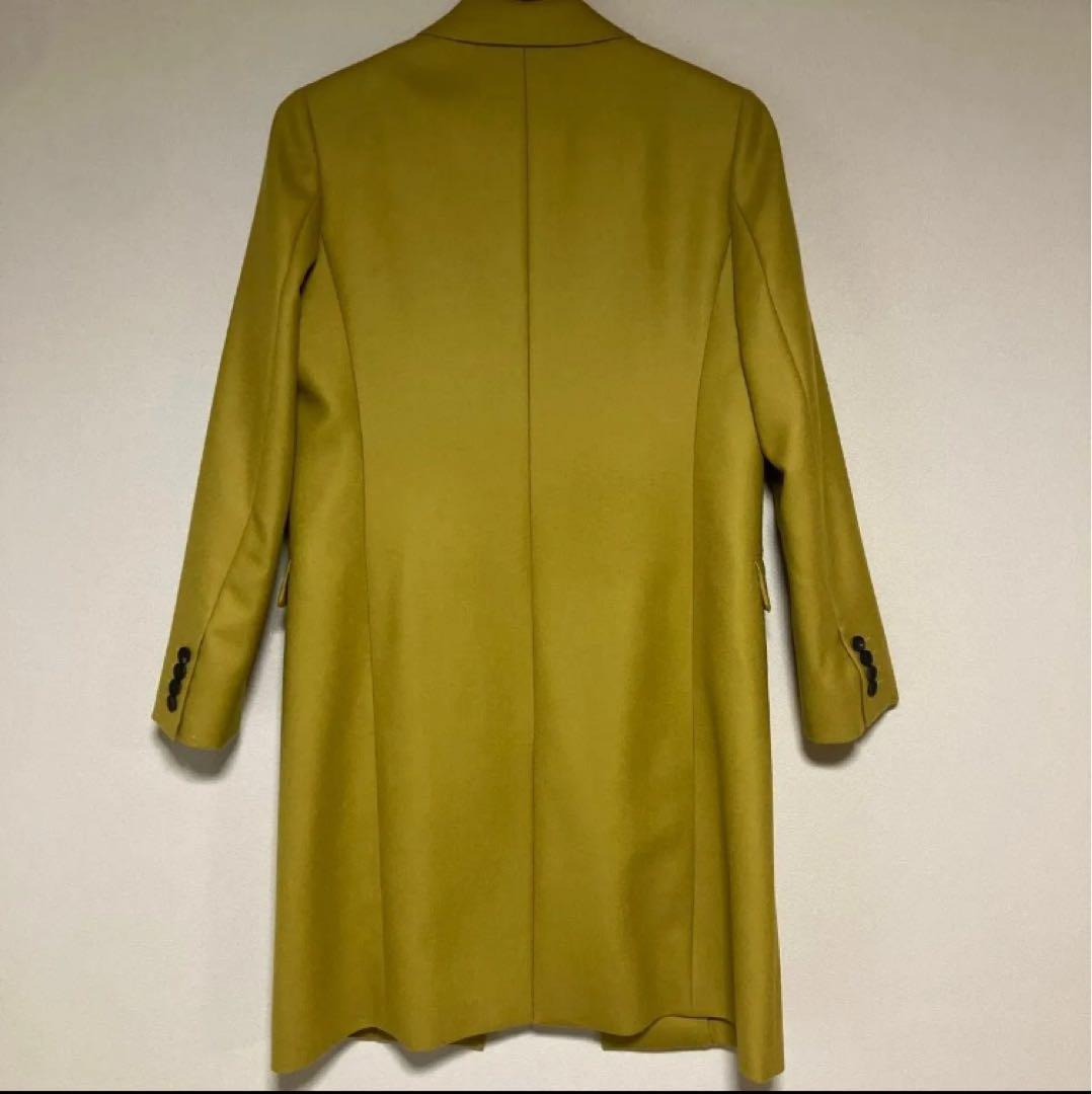 ポールスミス　チェスターコート　マスタード　辛子色