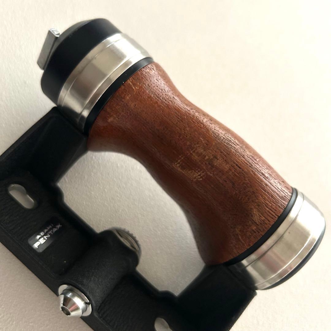 ASAHI PENTAX 67 6×7用 ペンタックス 木製 カメラグリップ