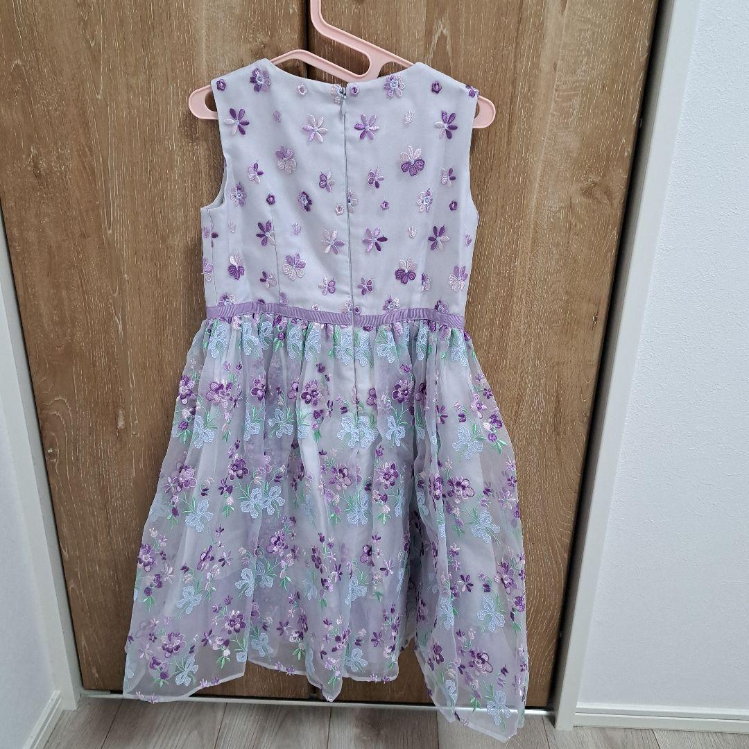 TOCCA 花柄刺繍 ノースリーブワンピース 120