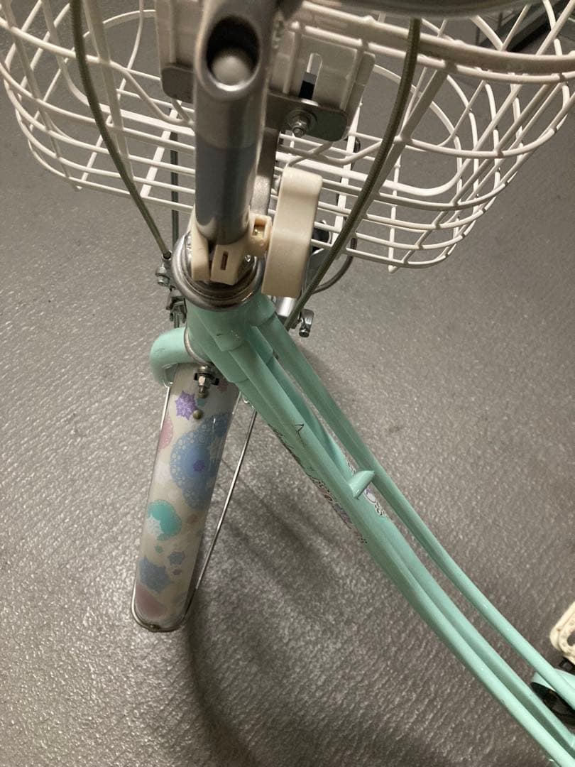 美品 ブリヂストン　24インチ　子供用自転車 ミントグリーン （東京23区）