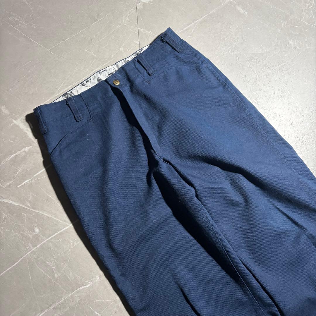 【W32】 USA製BEN DAVIS フリスコパンツ ネイビー　90s