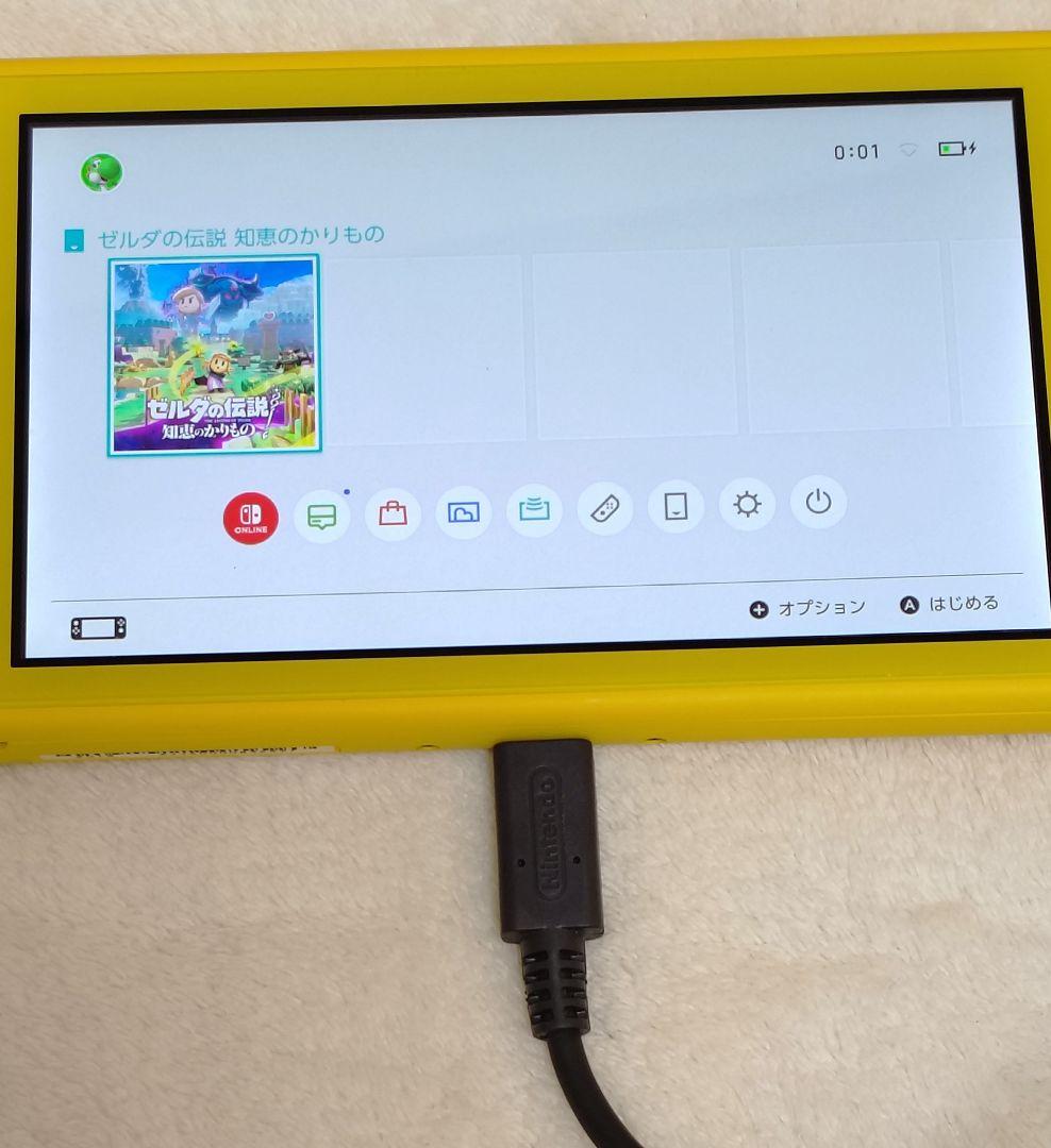 Nintendo SwitchLight イエロー 本体+充電器+外箱
