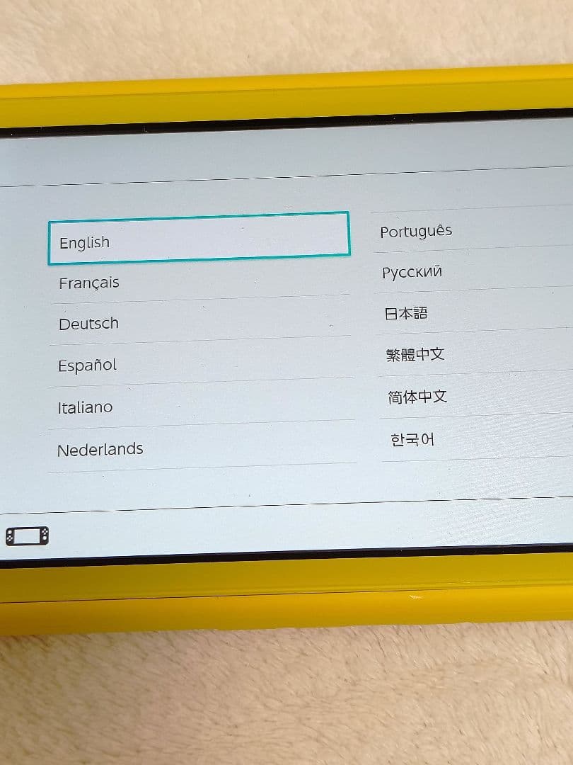 Nintendo SwitchLight イエロー 本体+充電器+外箱