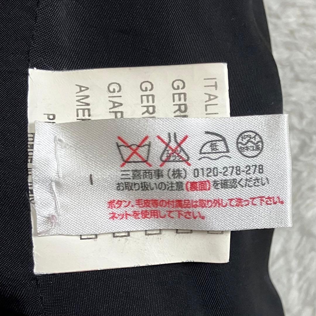 ピアッツァセンピオーネ　カシミヤ　ベストレイヤードコート　ブラック　イタリア製