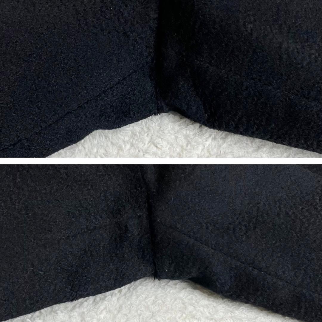 ピアッツァセンピオーネ　カシミヤ　ベストレイヤードコート　ブラック　イタリア製