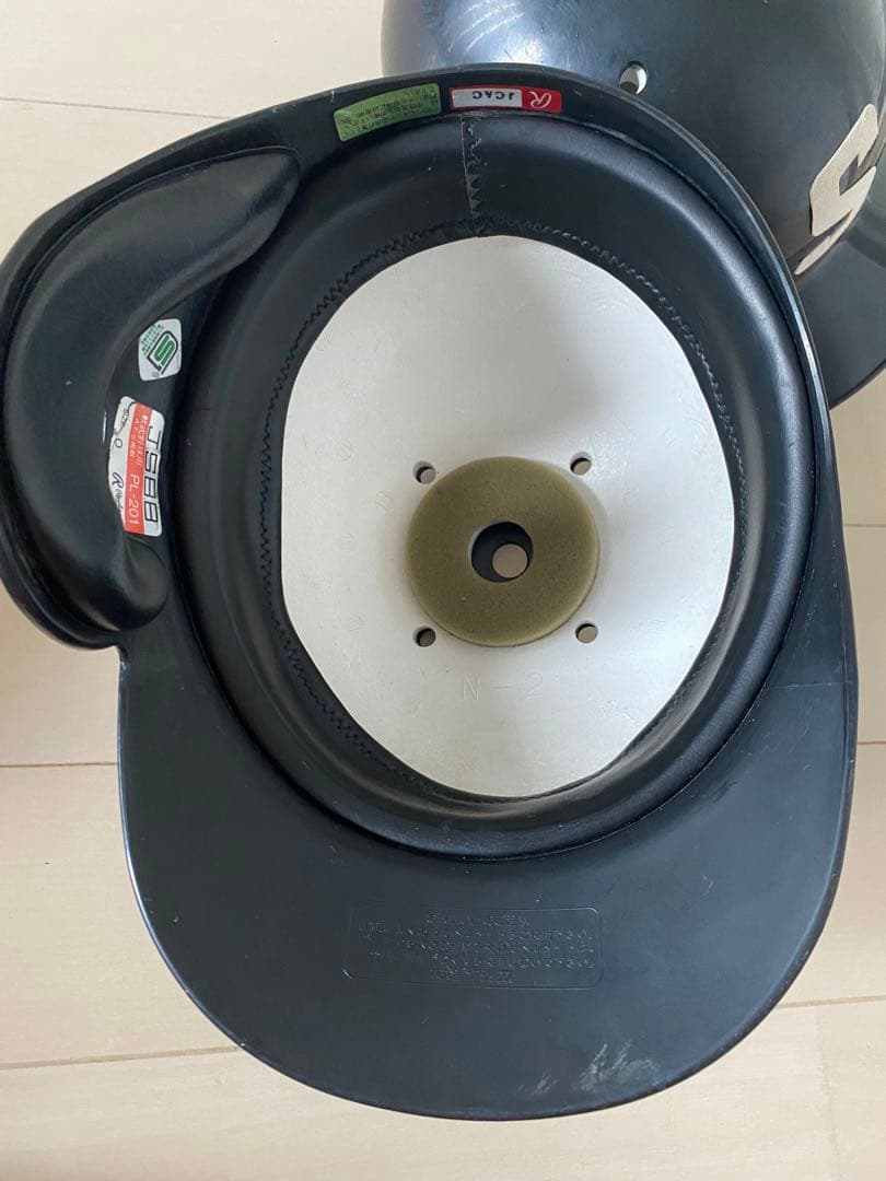 軟式野球用 ヘルメット ネイビー 8個セット JSBB