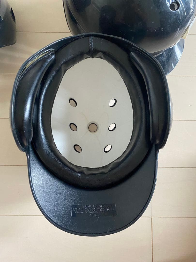 軟式野球用 ヘルメット ネイビー 8個セット JSBB