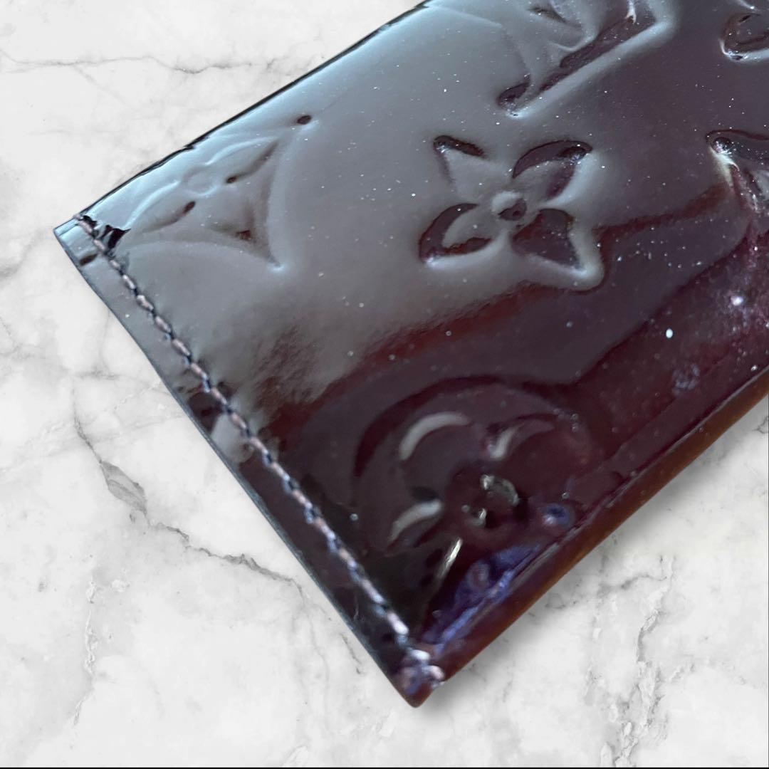 【美品】LOUIS VUITTONヴェルニ　キーケース　ブラウン